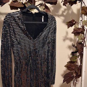 Sequin Mini Dress by Cefian